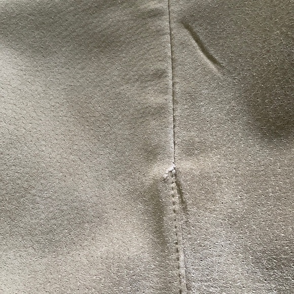 Vintage Sigrid Olsen Sage Green Suede Midi Skirt, Size 6 - Picture 16 of 16